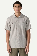 M's Back Step Shirt - Swell Dobby: New Navy 25