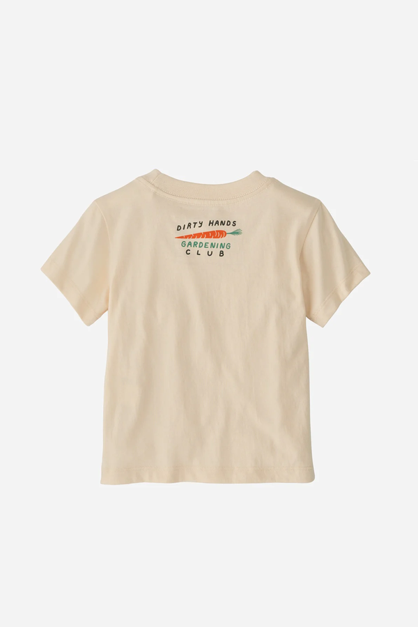 Baby Graphic T‐Shirt - Farm Snacks: Undyed Natural
