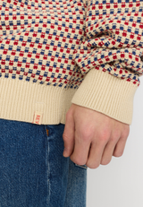 LOOSE KNIT SWEATER / 6613 - RED