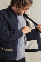 ARUGAM TWILL JACKET - MIDNIGHT NAVY