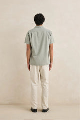 CLASSIC LINEN SS SHIRT - SEAFOAM