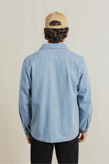 ARGUAM LS OVERSHIRT - STONE BLUE