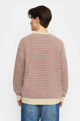 LOOSE KNIT SWEATER / 6613 - RED
