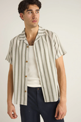 VACATION STRIPE SS SHIRT - FERN