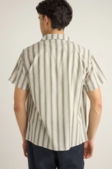 VACATION STRIPE SS SHIRT - FERN