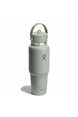 32 OZ WIDE FLEX STRAW TRAVEL BOTTLE TONAL AGAVE