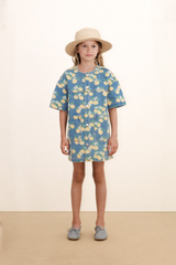 ORANGES DENIM DRESS - LIGHT WASH DENIM