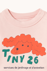 RED DOG BABY SWEATSHIRT - PASTEL PINK
