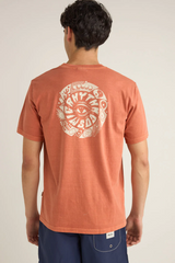 VORTEX VINTAGE SS T-SHIRT - RUST 25