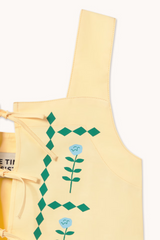 GEOMETRIC FLOWERS TOP - MELLOW YELLOW
