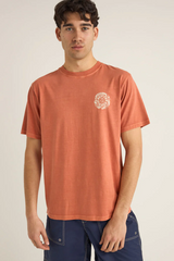 VORTEX VINTAGE SS T-SHIRT - RUST 25