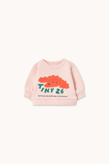 RED DOG BABY SWEATSHIRT - PASTEL PINK