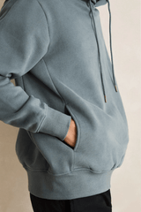 CLASSIC FLEECE HOOD - SILVER PINE