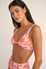 BORA BORA TWIST FRONT TOP - PINK