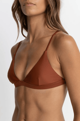CLASSIC BRALETTE TOP - RUST