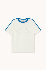 BLUE DOVES TEE - OFFWHITE