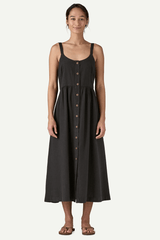W'S GARDEN ISLAND DRESS - BLACK