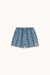 DIAMONDS SHORTS - LIGHT WASH DENIM