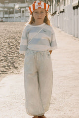 EMERALD STRIPES PANT - DARK EMERALD