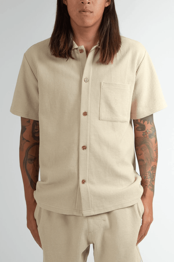 Waffle Knit SS Shirt
