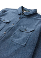 LOOPER TERRY ECO LS SHIRT - DARK DENIM