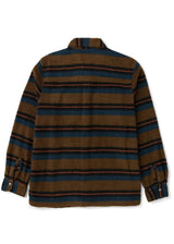 PEAKS SHERPA AO ECO SHIRT - DARK KHAKI