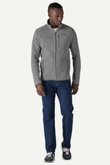 M'S BETTER SWEATER JKT STONEWASH