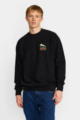 PRINTED CREWNECK / 2812 TER - BLACK MELANGE