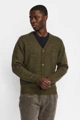 Knit Cardigan / 6543 - Army