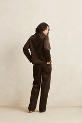LUCA CORD PANT CHOCOLATE