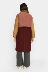 BLOCK TRENCHCOAT - RUST