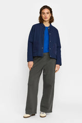 QUILTED JACKET - BLUE