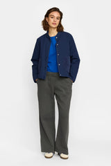 QUILTED JACKET - BLUE