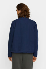QUILTED JACKET - BLUE