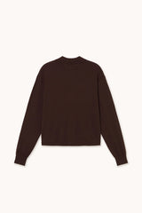 ROSES KNITTED POLO - UMBER