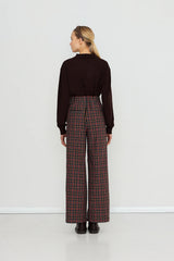 ROSES KNITTED POLO - UMBER