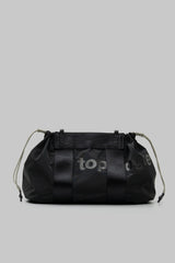 SUMMIT TOTE WIDE SMALL BLACK TECH SATEEN