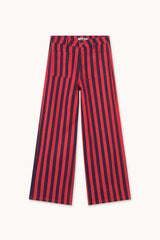 STRIPES JEANS Base *dark red/navy*