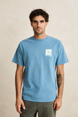 MEMENTOS VINTAGE SS T-SHIRT - BLUESTONE