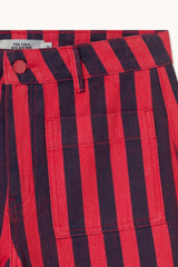 STRIPES JEANS Base *dark red/navy*