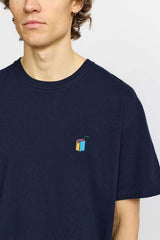 Application T-Shirt / 1461 JUI - Navy-melange