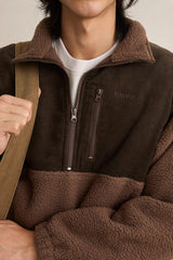 STABLES HALF ZIP TAUPE