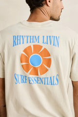 SURF ESSENTIALS SS T-SHIRT - MOONROCK