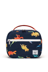 Pop Quiz Lunch Box Little Herschel Watercolor Dinos Darkest Navy