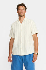 SHORT-SLEEVED CUBAN SHIRT / 3237 - BLUE