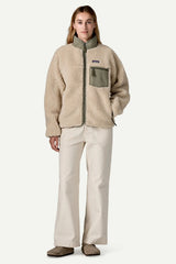 W'S CLASSIC RETRO-X JKT DARK NATURAL W/RIVER ROCK GREEN