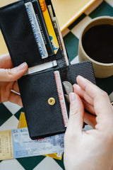 ROY COIN WALLET BLACK TONAL
