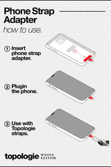 Phone Strap Adapter Black