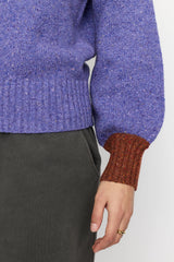 HEAVY MERINO KNIT LILAC
