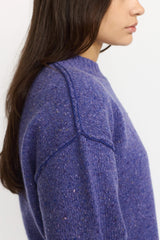HEAVY MERINO KNIT LILAC